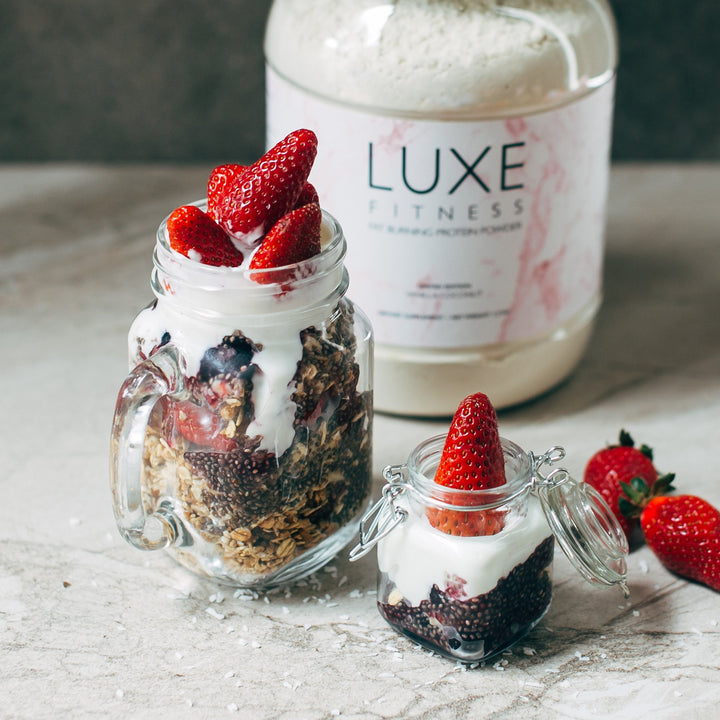 Greek Yoghurt Chia Granola Jar